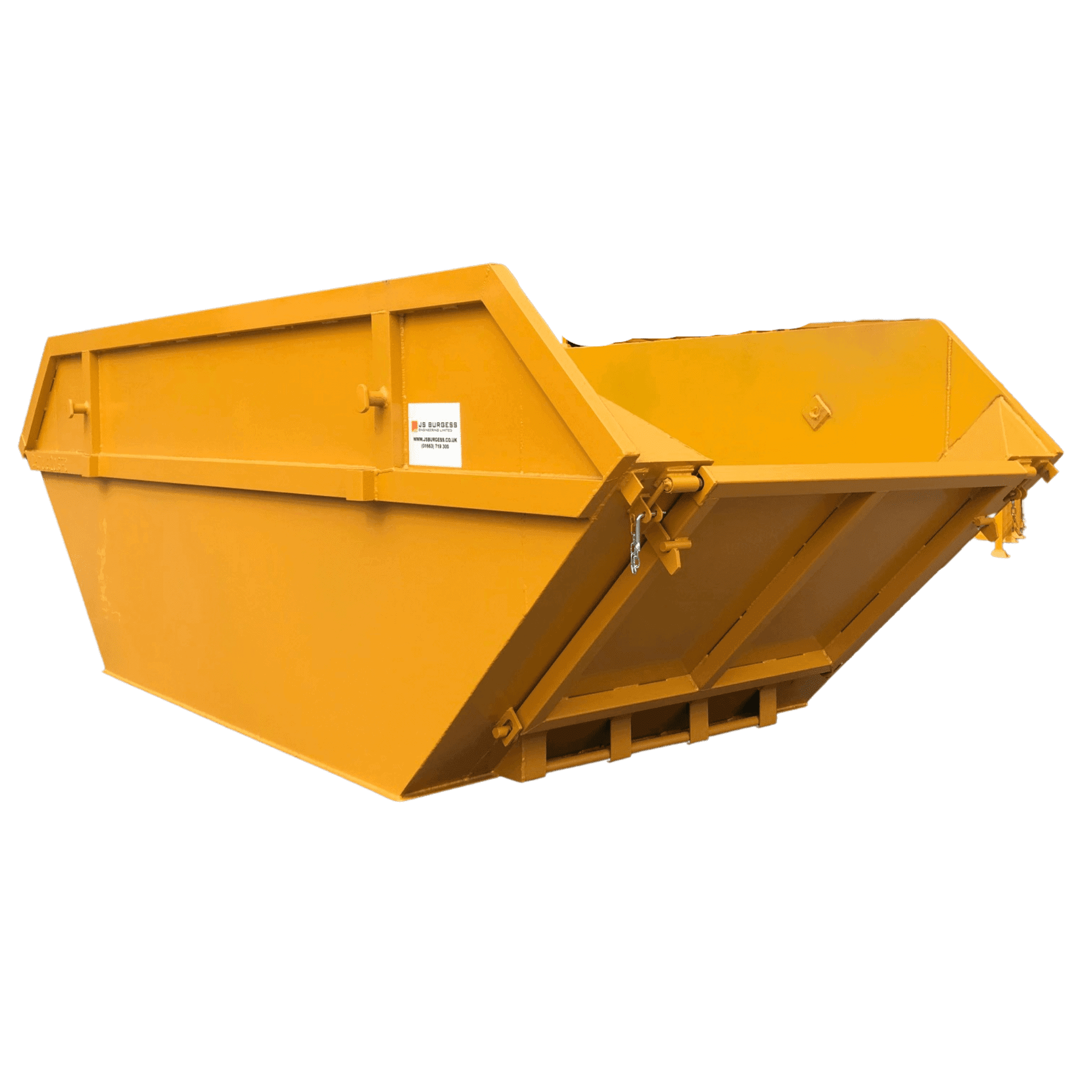 yellow color truck skip